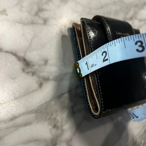 Kate Spade Bifold Wallet Black with Neiman Marcus Box and Tags - Picture 6 of 16